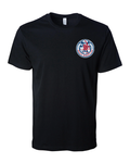 USA Beach Wrestling Men's T-shirt Black