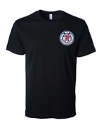 USA Beach Wrestling Men's T-shirt Black