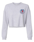 USA Women's Beach Wrestling Crop Crew Gray