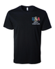 USA Men's Beach Wrestling T-shirt Black