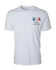 USA Men's Beach Wrestling T-shirt Gray