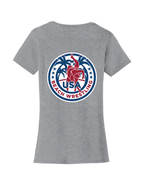 Sunny Weather Women's Beach Wrestling T-shirt Gray