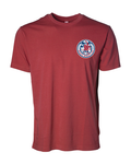 USA Beach Wrestling Men's T-shirt Red