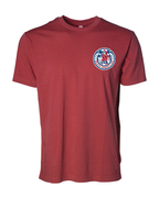 USA Beach Wrestling Men's T-shirt Red