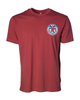 USA Beach Wrestling Men's T-shirt Red