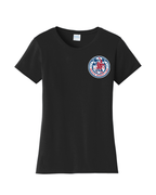 USA Women's Beach Wrestling T-shirt Black