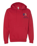 USA Men's Beach Wrestling Hoodie Red
