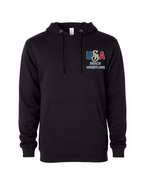 USA Men's Beach Wrestling Hoodie Black