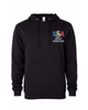 USA Men's Beach Wrestling Hoodie Black