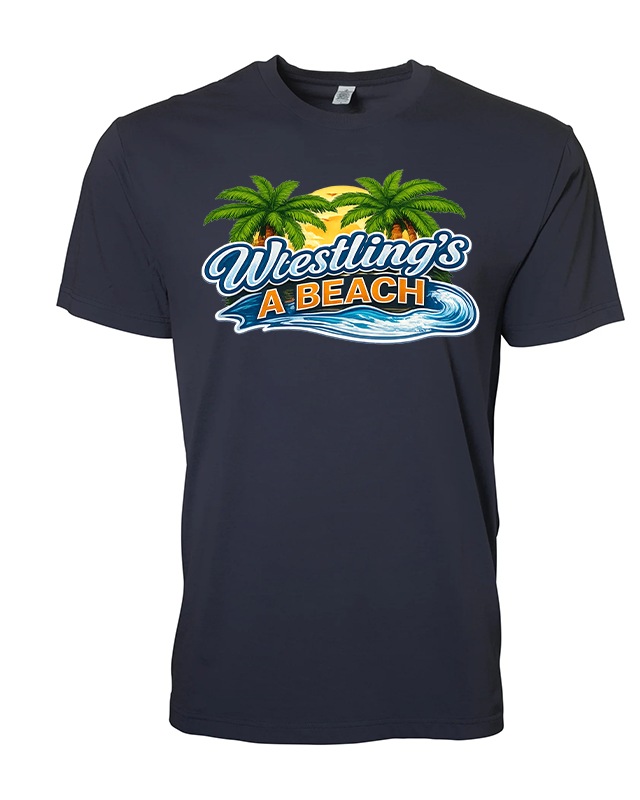 Men's Wrestling Beach T-shirts Navy