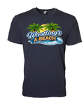 Men's Wrestling Beach T-shirts Navy