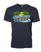 Men's Wrestling Beach T-shirts Navy