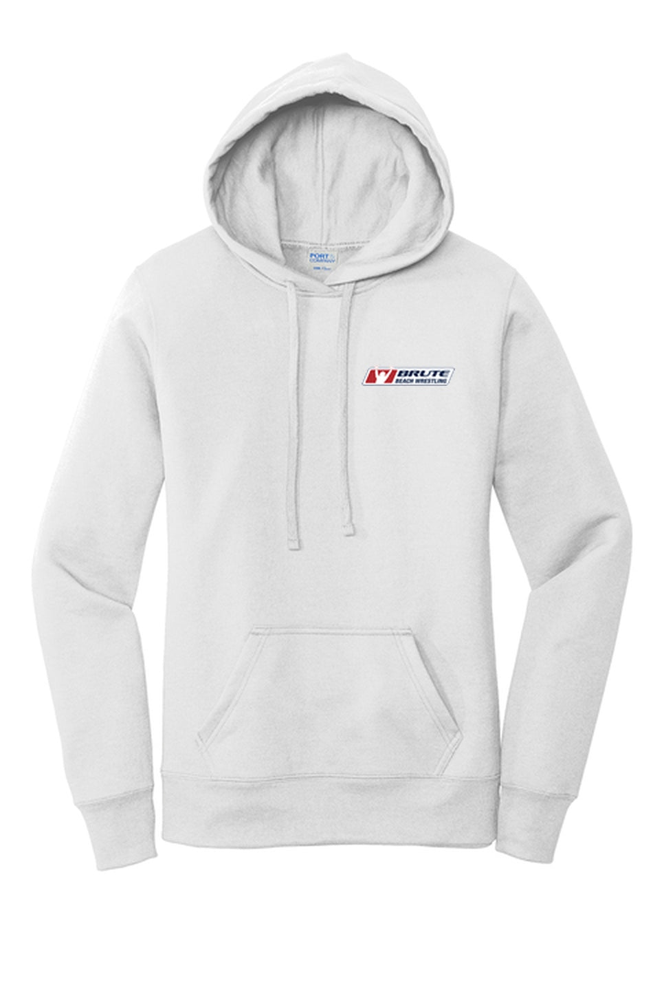LPC78H - Port & Co™ Women's Core Fleece Pullover Hooded Sweatshirt White
