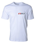 Men's T-shirts Front Chest Logo White