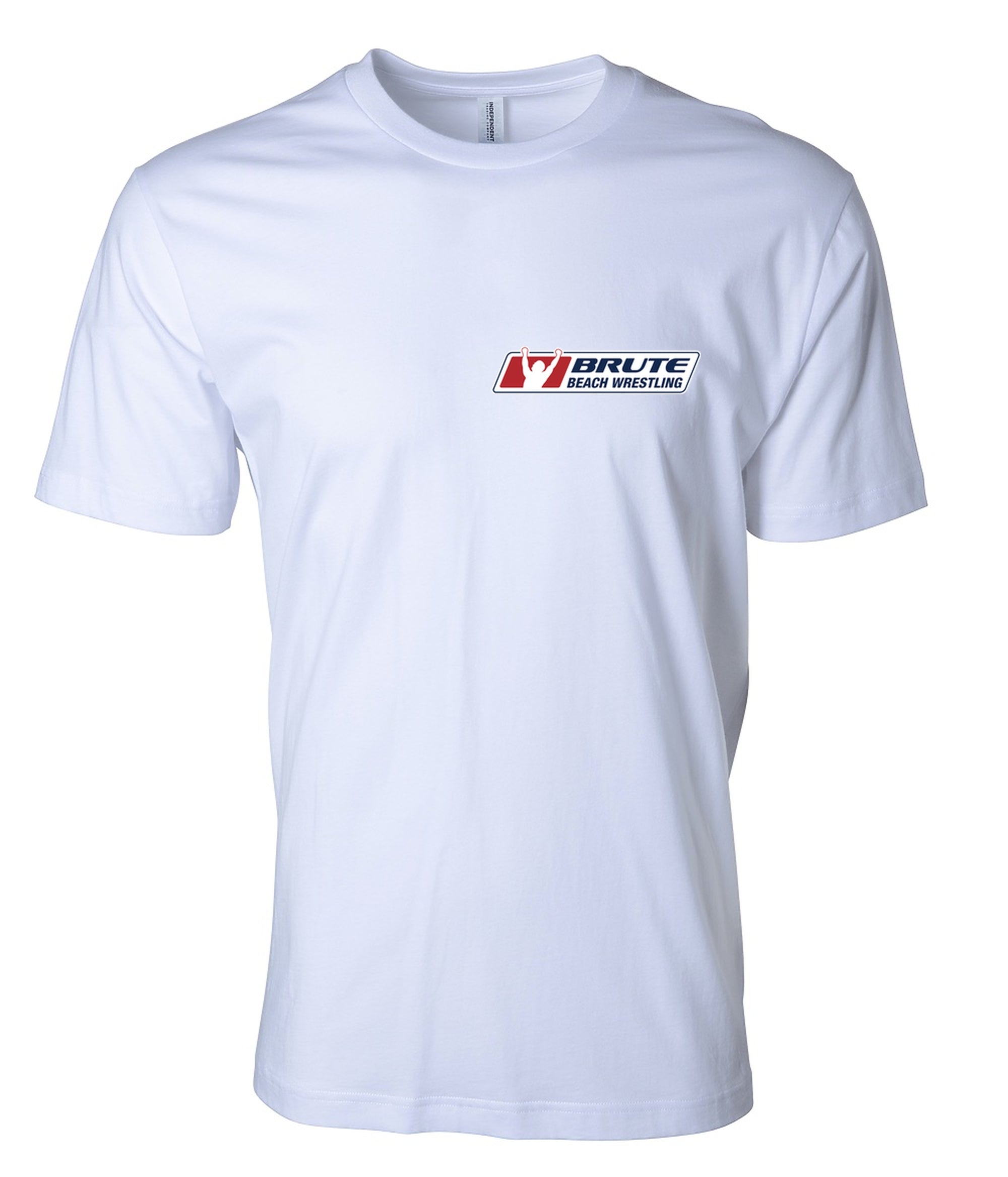 Men's T-shirts Front Chest Logo White