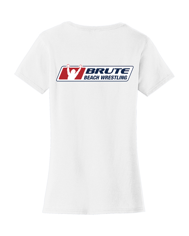 Beach Wrestling T-shirt Brute Logo White