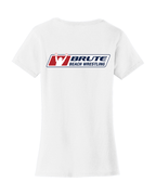 Beach Wrestling T-shirt Brute Logo White