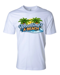 Men's Wrestling Beach T-shirts White