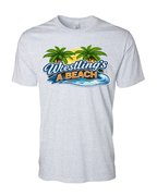 Men's Wrestling Beach T-shirts Gray