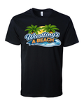 Men's Wrestling Beach T-shirts Black