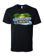 Men's Wrestling Beach T-shirts Black