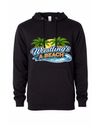 Men's wrestling Beach Hoodie Brute Logo Neck Black