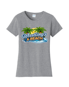 Women's Wrestling Beach Brute T-shirts Gray