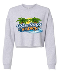 Wrestling Beach Brute Crop Crew Small Logo Gray