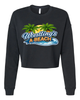 Wrestling Beach Brute Crop Crew Neck Logo Black