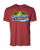 Men's Wrestling Beach T-shirts Red