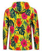 Yellow Tropical Floral Rashguard