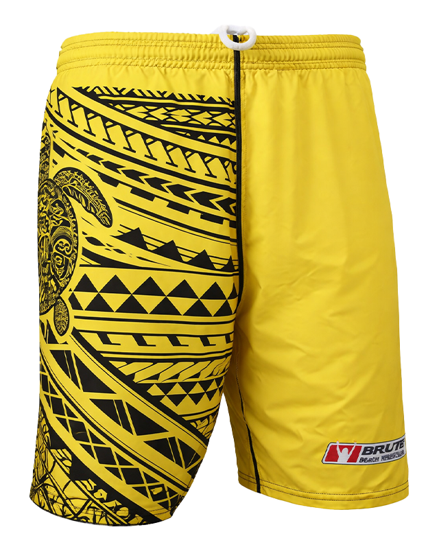  Tribal Turtle Shorts by Brute Beach Wrestling 