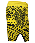  Side View of Tribal Turtle Shorts by Brute Beach Wrestling 
