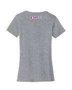 Beach Wrestling Women's T-shirt Small Logo Gray