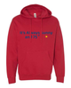 Sunny Weather Men's Beach Wrestling Hoodie Red